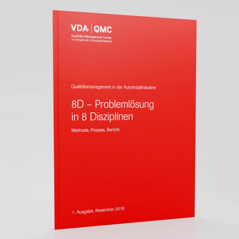 Wizualizacja okładki podręcznika 8D - Problemlösung in 8 Disziplinen