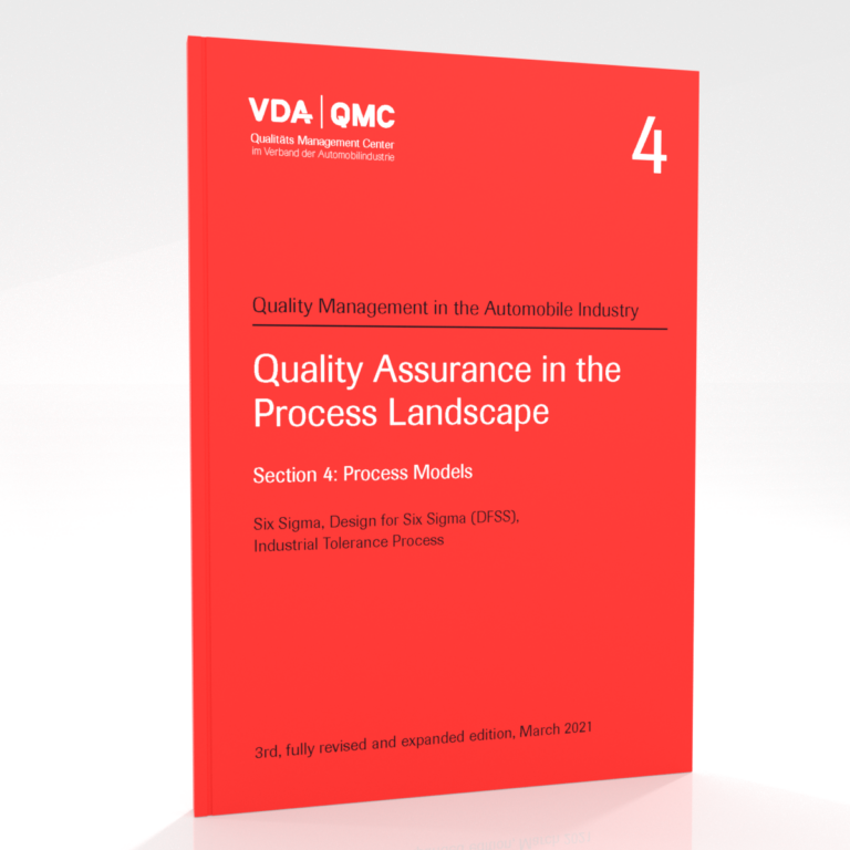 Wizualizacja okładki podręcznika VDA 4 – Quality Assurance in the Process Landscape