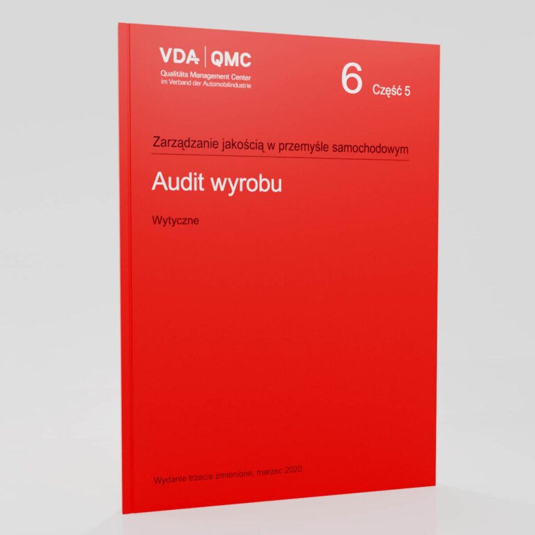 Wizualizacja okładki podręcznika Audit wyrobu VDA 6.5 Audit wyrobu
