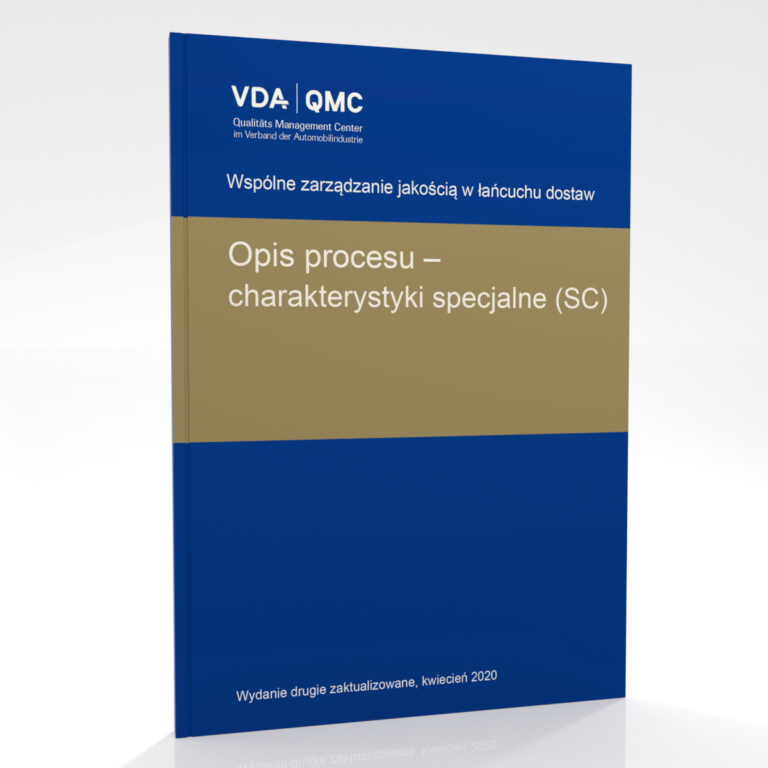 Wizualizacja okładki podręcznika VDA Charakterystyki specjalne