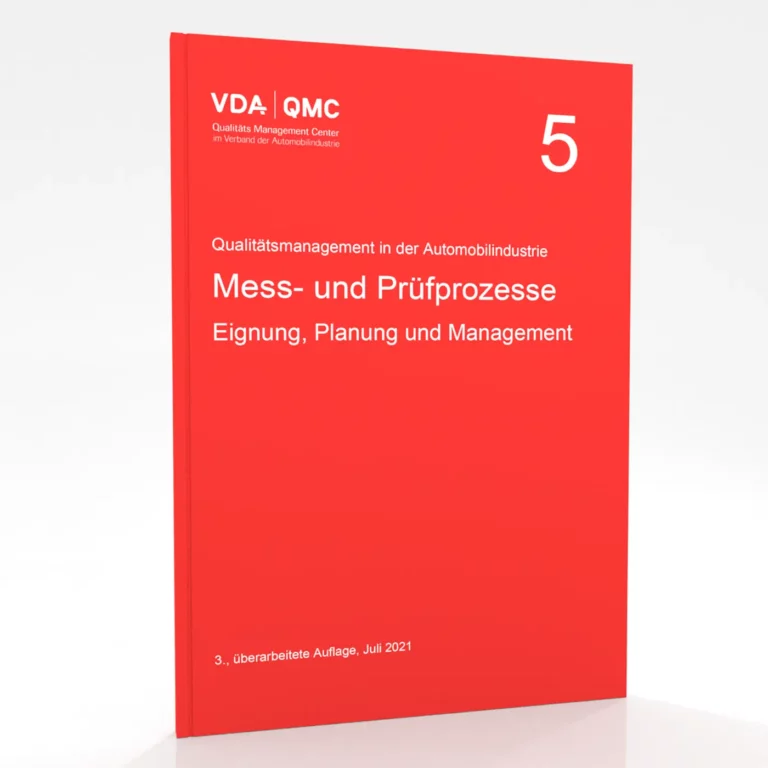 Wizualizacja podręcznika VDA 5 – Mess- und Prufprozesse