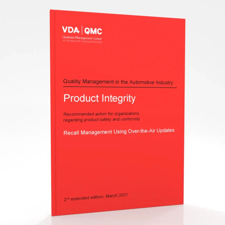 Wizualizacja okładki VDA Product Integrity