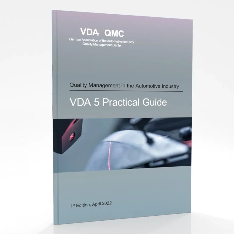 Wizualizacja okładki - VDA 5 Practical Guide