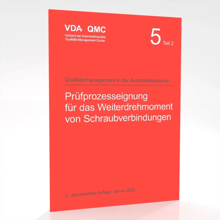Wizualizacja okładki podręcznika Prüfprozesseignung für das Weiterdrehmoment von Schraubverbindungen