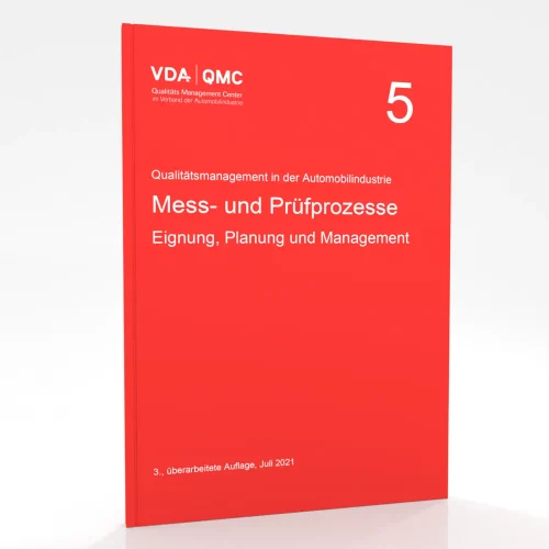 Wizualizacja podręcznika VDA 5 – Mess- und Prufprozesse