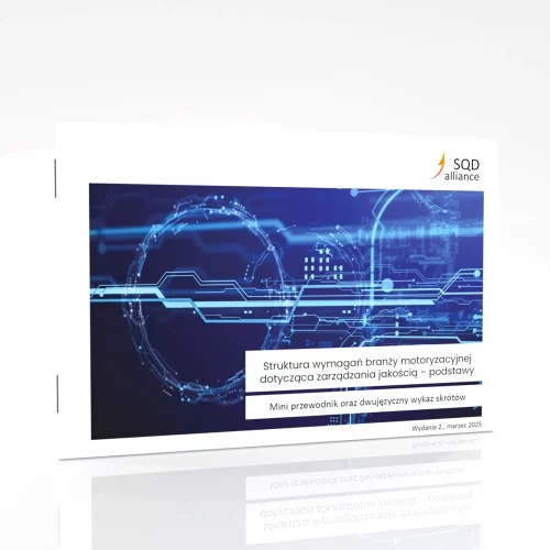 Wizualizacja okładki - Mini przewodnik oraz dwujęzyczny wykaz skrótów.